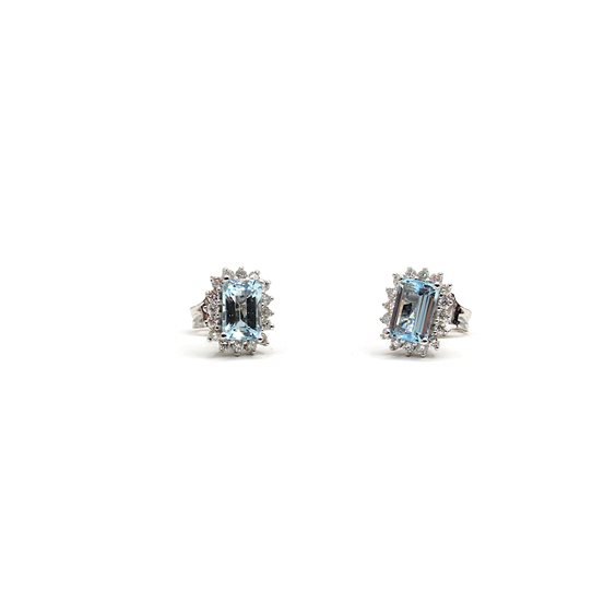 Boucles d'oreilles Gilma Gioielleria  Femme in Or Acquamarina 1.10 Ct OROR-58-286 - OROR-58-286